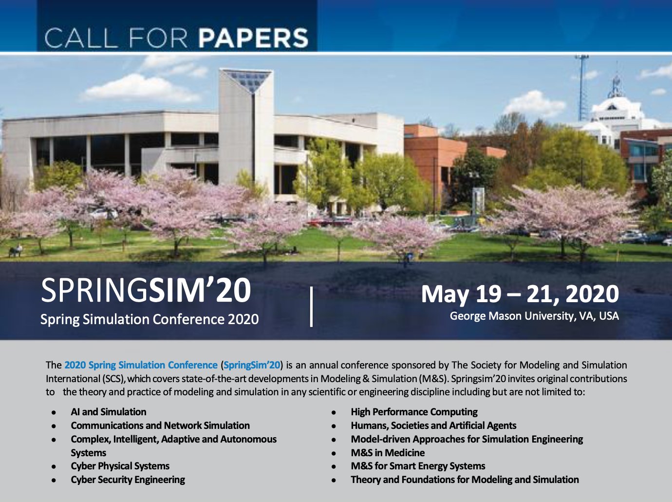 SpringSim CfP