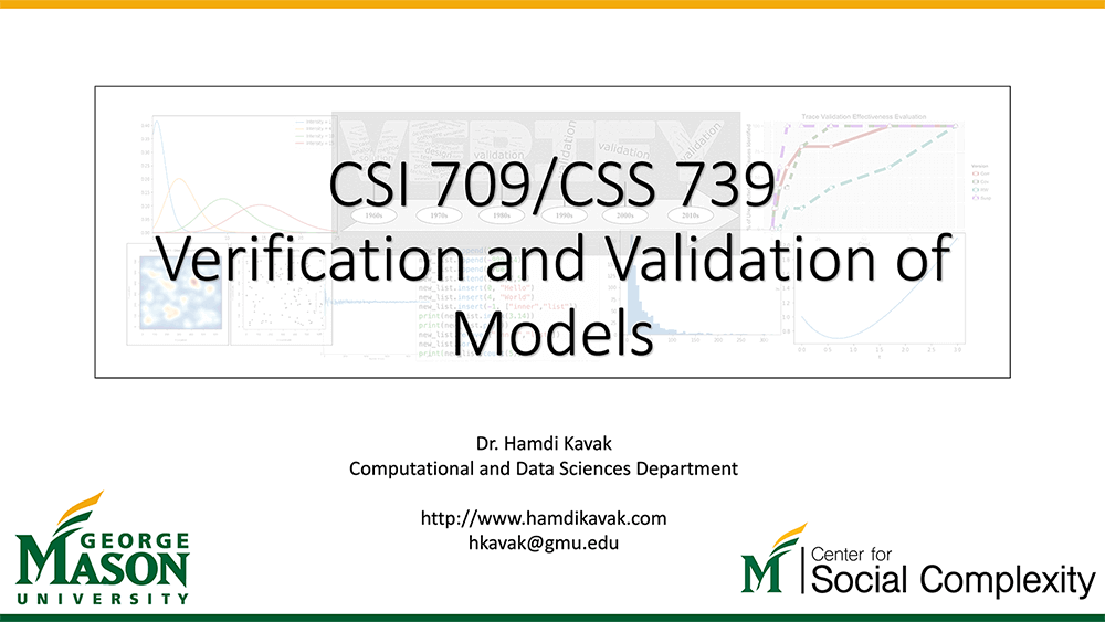 Verification and Validation Course